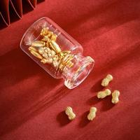 老庙 豆攒福运丨足金投资金理财金豆豆转运珠“点滴攒金”的小而美幸福