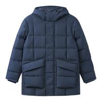 AIGLE艾高秋冬季款防风防雨透汽加厚保暖厚重羽绒服男蓝色上衣