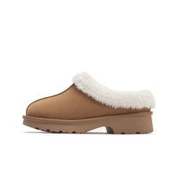 热风女鞋男鞋雪地靴加绒保暖加厚棉鞋短靴厚底毛毛鞋博肯鞋拖鞋 36