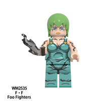 方橙国产动漫积木人仔JOJO奇妙冒险空条承太郎里奇艾尔花京院典明玩具 WM2535  F F 