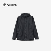 Goldwin夏季风壳皮肤衣户外防泼水防小雨可打包外套男女同款 WF/深灰 XS
