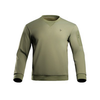 四代龙牙基础款圆领战术卫衣男士春秋舒适通勤休闲套头衫 军绿 185/112B