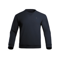 四代龙牙基础款圆领战术卫衣男士春秋舒适通勤休闲套头衫 深渊蓝 185/104A