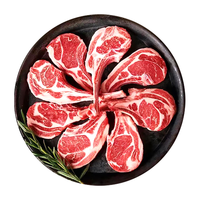 芈羊羊 内蒙精修 羔羊法式羊排6支/袋300g 西餐法排 生鲜羊肋排火锅食材