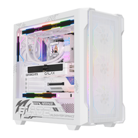 影驰风刃游戏办公台式电脑机箱白色（ATX/TYPE-C/快拆/兼容背插主板/显卡竖装/一体式跳线/零件盒） 风刃白（ATX/Type-c）