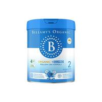 【乳铁蛋白】贝拉米有机蓝盾婴儿配方奶粉2段6-12个月800g/罐
