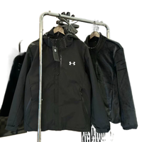 安德玛（Under Armour）三合一冲锋衣男女户外防风防水加绒内胆保暖可拆卸夹克外套男衣 7898安【黑色】 L 100-120斤