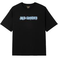 BOY LONDON潮牌短袖男女同款23夏季黑色老鹰印花设计宽松T恤N01906 黑色 XS