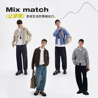 Navigare小帆船翻领羊毛针织衫秋季男女同款开衫毛衣 冰水蓝0606 L