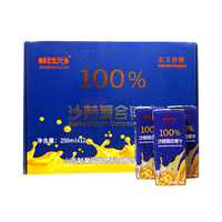 棘生元100%沙棘梨汁右玉野生小果沙棘利乐包 250mL*12盒年货礼盒 100%沙棘梨汁250mL*12盒