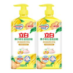立白 佛手柑生姜洗洁精 除腥去味食品用清新去油 1kg*2瓶