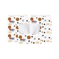 心相印抽纸巾缤纷3层100抽家用实惠装整箱餐巾纸家庭装婴儿面巾纸擦手纸 3包(100抽/包)