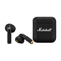  Marshall/马歇尔 重低音 真无线耳机  有线充电 Type-C 黑色