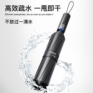 宝迪妮（Baodini）全自动雨伞便携折叠男大号加固加厚结实抗风晴雨两用双人女太阳伞 72骨终极灰