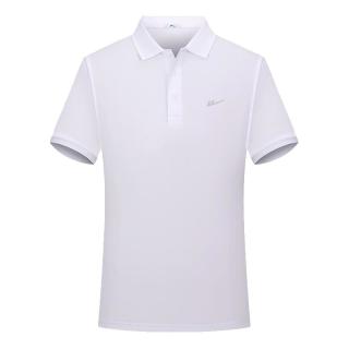 回力 短袖t恤男装透气夏季T恤翻领polo领衫速干冰丝感休闲运动服上衣 XL/170-175（126-