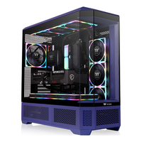 Thermaltake(Tt)光透 View 600 TG 机箱水冷电脑主机(支持E-ATX/支持360水冷/Type-C) 暮光紫