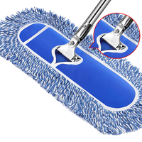 大号平板拖把尘推 排拖宽拖把工厂酒店墩布 拖布 棉纱平板拖把60CM