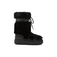 Moon Boot2025秋冬男女同款不分左右黑色LTRACK高筒雪地靴