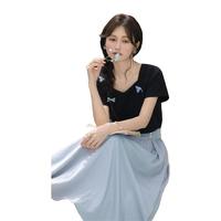 鹿向南 显瘦 女士短袖T恤