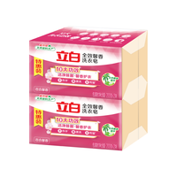 立白 天然椰油洗衣皂透明皂深层洁净去渍祛味易漂耐用茉莉橙花香不伤手 椰油皂 101g*3块