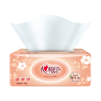 心相印抽纸巾经典系列150抽加厚2层纸面巾纸家用餐巾纸实惠装擦手纸大包 （150抽加量装）4包/提