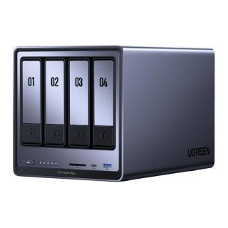 绿联 私有云DXP4800 Plus 16G四盘16T万兆NAS网络存储服务器家庭个人硬盘AI相册文件