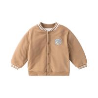 DUDUJIA嘟嘟家【简约时尚】男童棒球服棉衣冬装女童外套休闲儿童上衣宝宝衣服潮