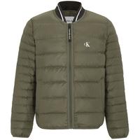 卡尔文·克莱恩 Calvin Klein CK Jeans秋冬男士拼色棒球领简约印花鸭绒绗缝轻暖羽绒服J322259
