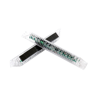 浮士德 汽车装饰灯太阳能爆闪灯防追尾警示灯霹雳游侠灯LED灯车内跑马灯 防追尾爆闪警示灯【遥控器控制】