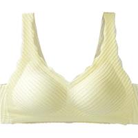 小胸聚拢内衣女无痕无钢圈收副乳防下垂超薄款调整型夏季胸罩显大