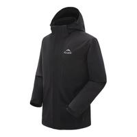 【防泼水】雪中飞 SNOWFLYING25冬新男女短羽绒服户外一衣三穿鹅绒服