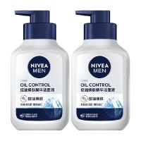 淘金币可用、88VIP：妮维雅 男士控油焕肤精华洁面乳150ml*2瓶（赠抗痘洁面泥50g）