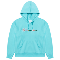 Champion 女款刺绣LOGO连帽长袖中厚加绒卫衣