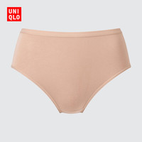 优衣库女装莫代尔混纺短裤/高腰三角内裤25秋冬479200 34 驼色 3XL /170/108