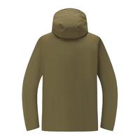 迪卡侬 冲锋衣男山系登山服户外户外防水防风衣外套夹克NH500 金橄榄绿-2025年新 XL