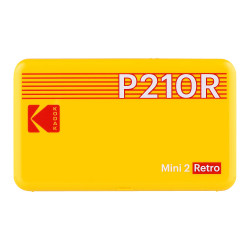 柯达 Mini2 Retro照片打印机 蓝牙连接手机相片热升华打印 旅游便携彩照冲印自动覆膜