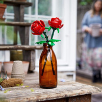 乐高 Ideas系列 经典怀旧 玫瑰积木