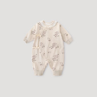 巴厘小猪婴儿衣服女宝春秋哈衣新生儿绑带和尚服初生儿秋季连体衣女宝宝 莓莓芝芝 59cm