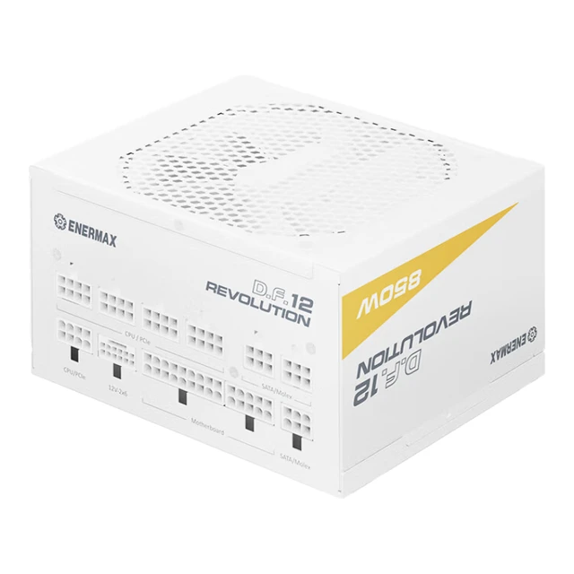 Enermax 安耐美 D.F.12.850W 金牌（90%）全模组ATX电源 白色