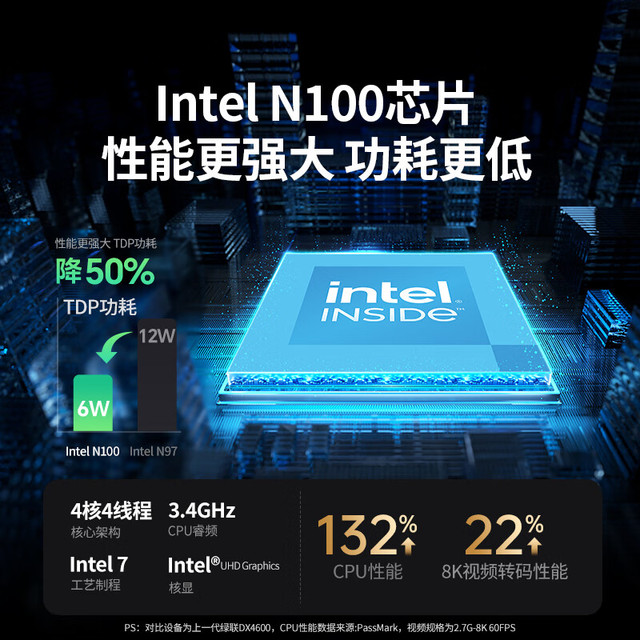 绿联 DXP2800 双盘位 私有云NAS存储（Intel N100、8GB）
