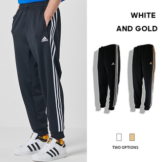 adidas阿迪达斯运动裤男裤经典三道杠裤子运动宽松跑步休闲长裤 3XL