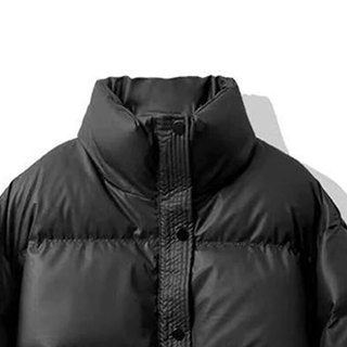 子牧棉麻2025冬装 女韩版百搭棉服短外套保暖面包服开衫棉衣0618 咖色