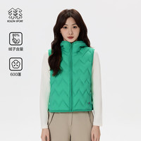 KOLON SPORT/可隆轻量羽绒马夹 女子冬露营梭织鹅绒无袖上衣马甲 LKDV4WTK26-