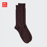 优衣库男装袜子/25秋冬479524 19 酒红色 S /M/25～27 cm