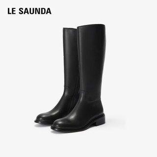  le saunda/莱尔斯丹 弹力靴口 女士长靴