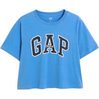 Gap女装廓形T恤LOGO纯棉亲肤短袖夏659468正肩上衣