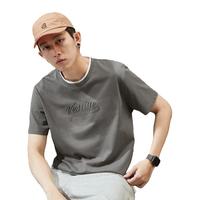 唐狮 半袖夏季装文字短袖T男士上衣宽松T恤短袖T恤夏男式T恤短袖