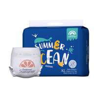 盛夏光年 Enternal Summer 么么茶婴儿拉拉裤L-3XL超薄透气纸尿裤尿不湿NB-XL码*2包