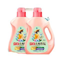 立白 大师香氛洗衣液蓝风铃1kg*2瓶持久留香去顽渍去异味