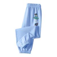 班尼路男童短袖防蚊裤套装女童裤子2024夏季纯棉运动儿童夏装